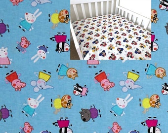 peppa pig crib bedding