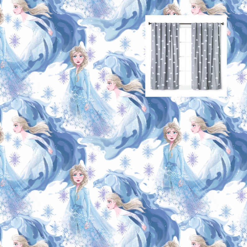 Princess Frozen Disney Curtains Panels or Valance Nursery Etsy