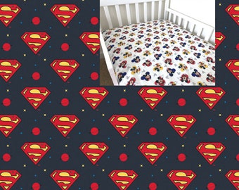 superman crib sheet