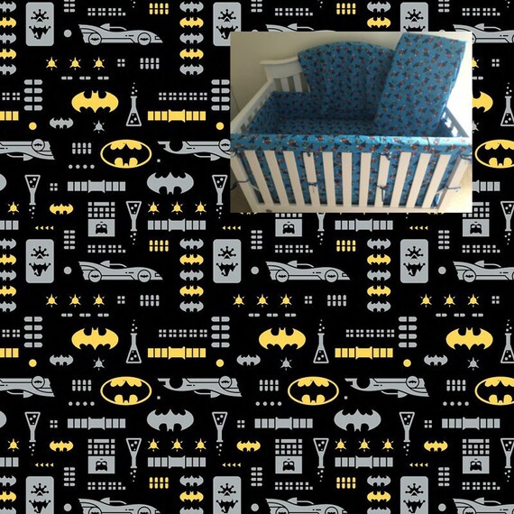 batman crib sheets