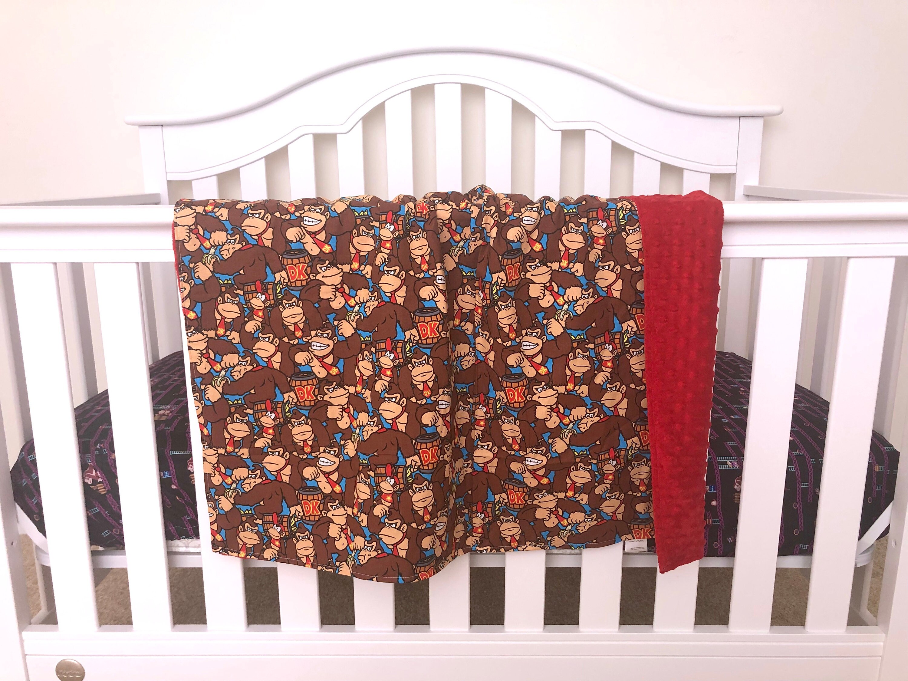 nintendo crib bedding