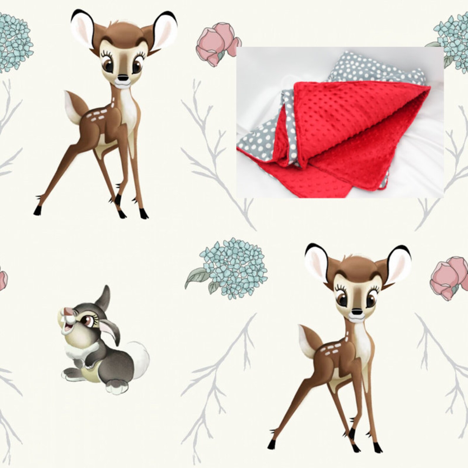 Disney Bambi Thumper Bedding Blanket or Comforter Baby Crib Etsy