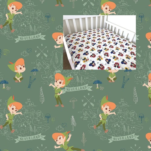 Bambi Disney Cotton Sheet Nursery Pad Cover Crib Twin Full Etsy