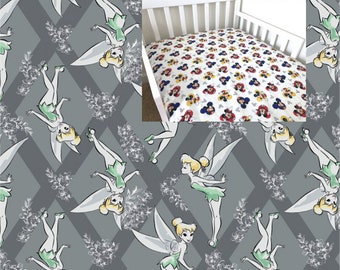 tinkerbell crib sheets