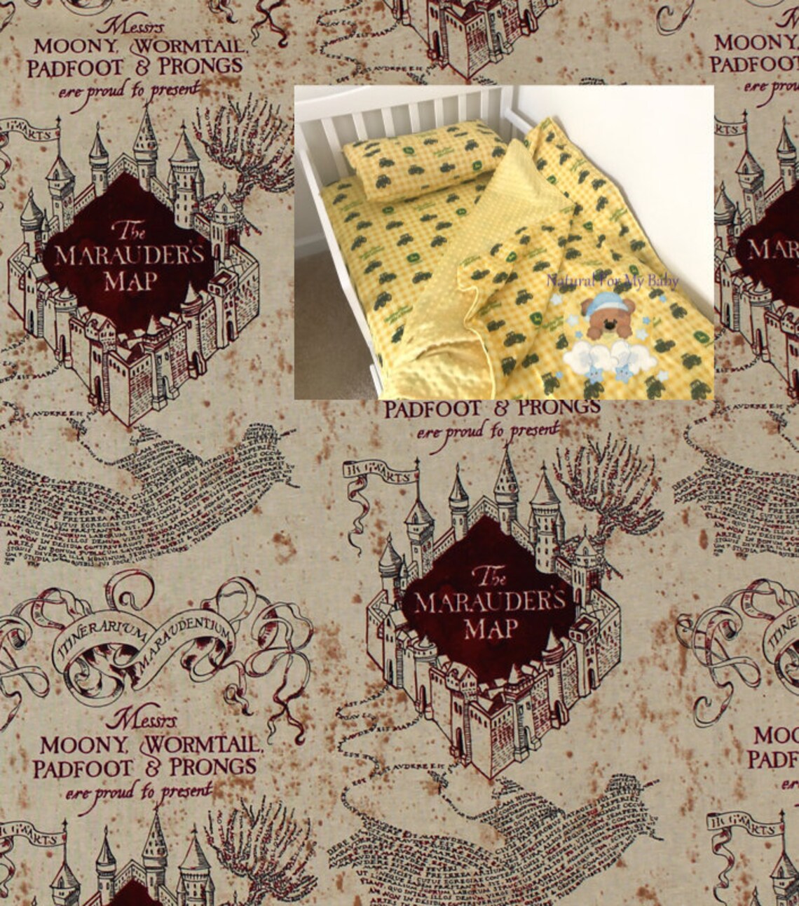 Harry Potter Toddler Bedding Set Blanket / Comforter Sheet Etsy