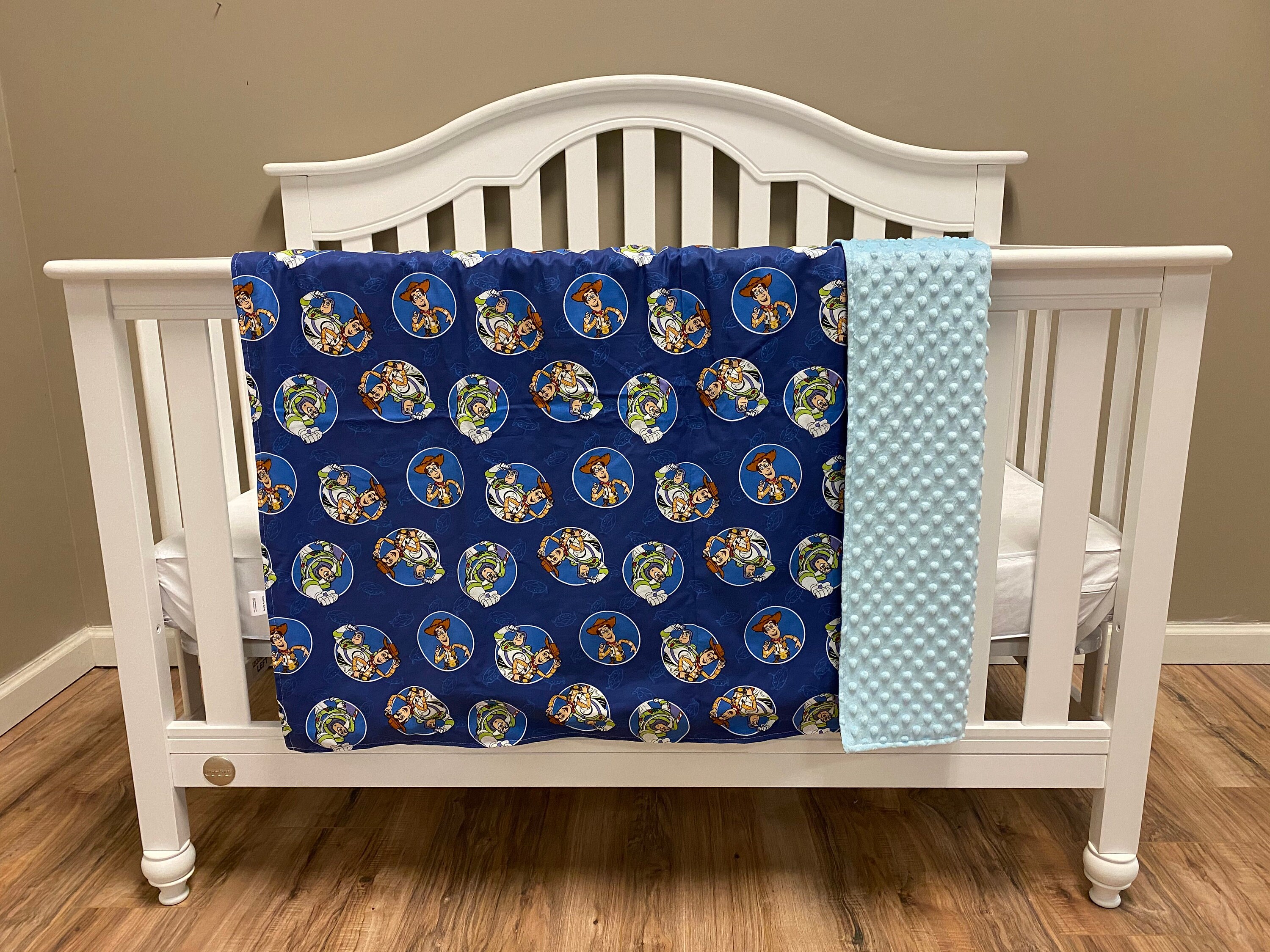 Toy Story Disney Crib Bedding Boy Girl Nursery Rail Cover Etsy