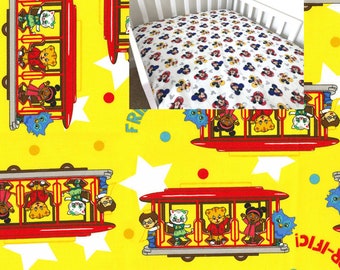 daniel tiger crib sheets