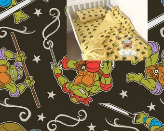 ninja turtle crib bedding set