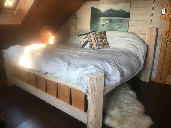 Timber Bed Frame Etsy