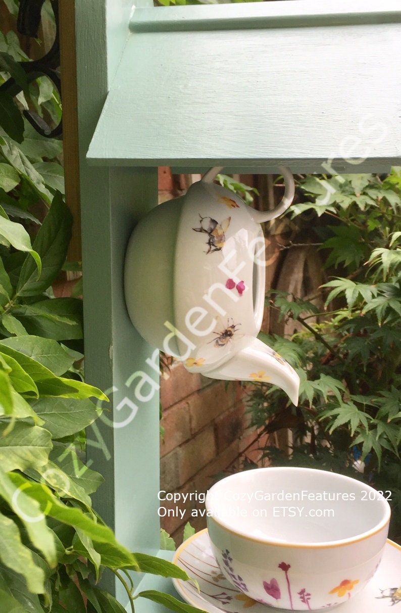 Bee Teapot Bird House Teacup Bird Feeder Teacup Plant Pot Etsy UK
