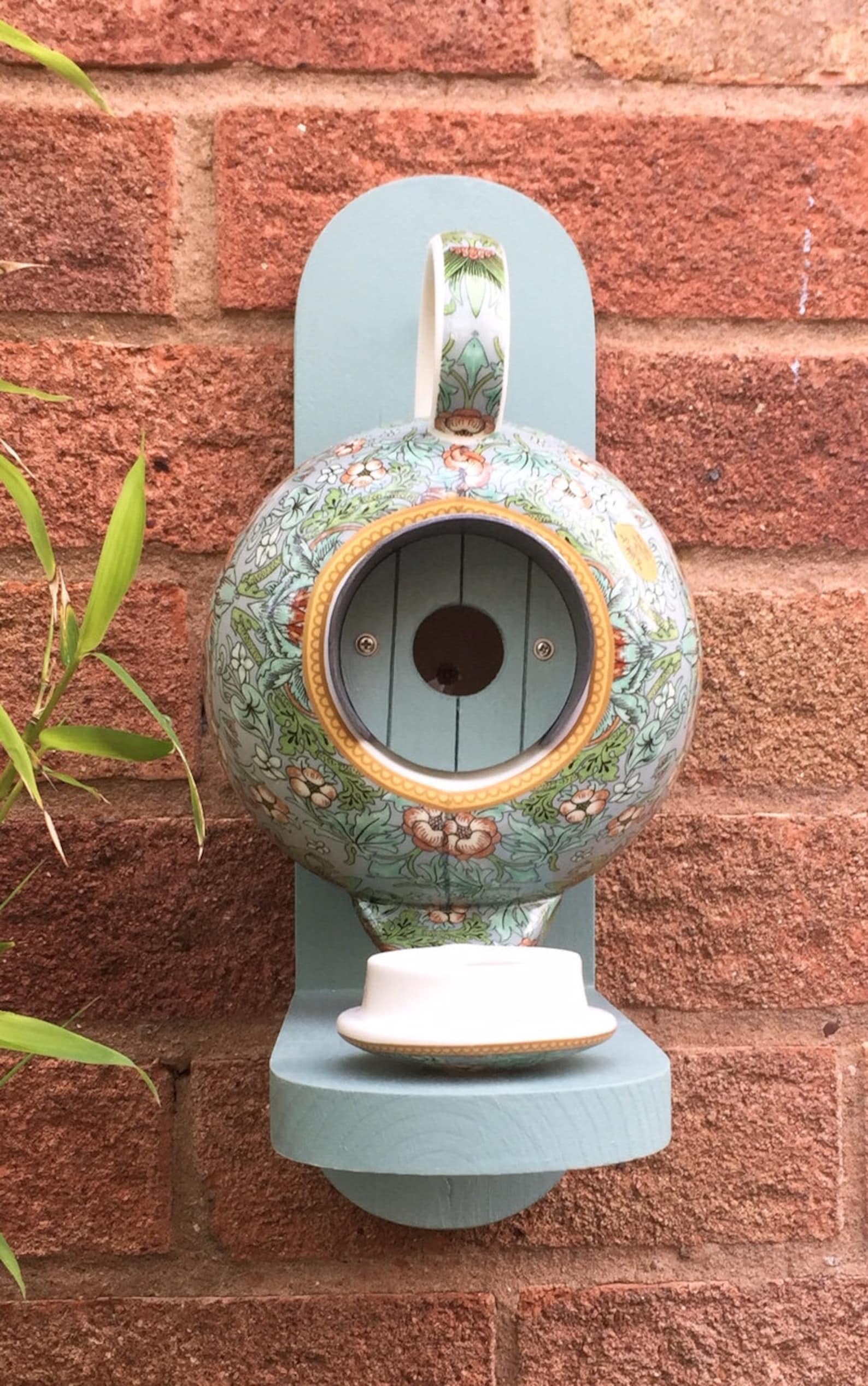 William Morris Teapot Bird House and Feeder Etsy