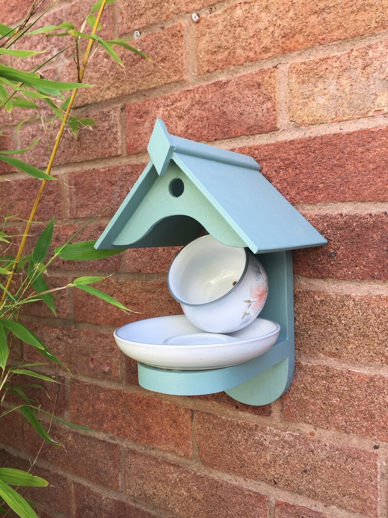Denby Cup and Saucer Bird Feeder Etsy