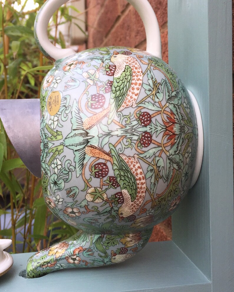 William Morris Teapot Bird House and Feeder Etsy