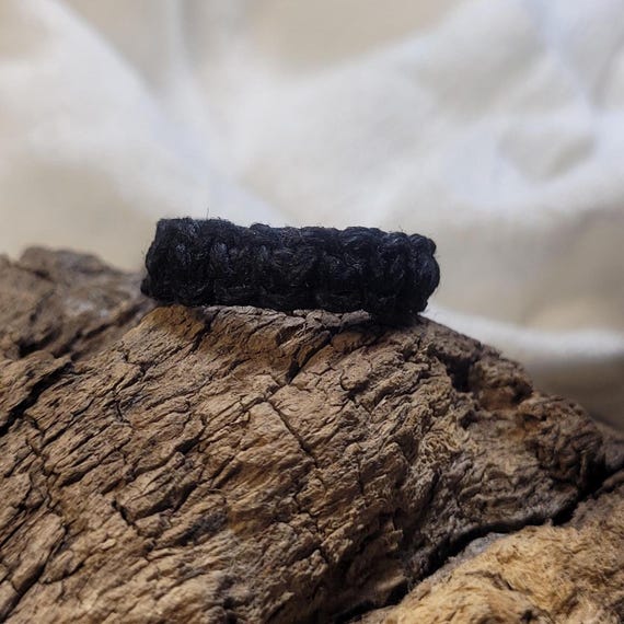 Mission22 Battle Buddy Ring • Braided Hemp Band • PTSD Awareness Jewelry
