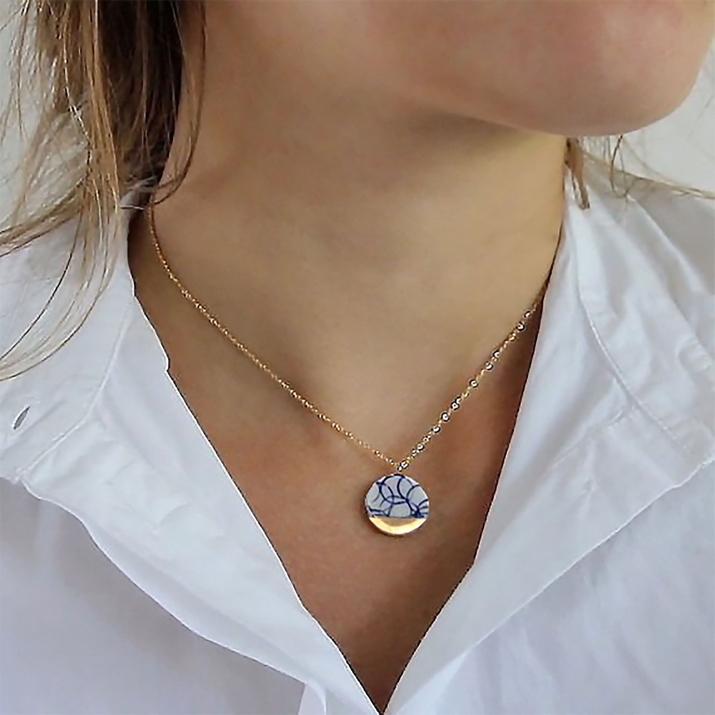 pottery necklace