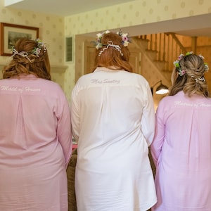 Lavender Bridesmaid Pajamas - Bridal Party Sleepwear, Gifts & Sets - Sleep Shirts, Robes, Pants - Wedding Party Pajamas