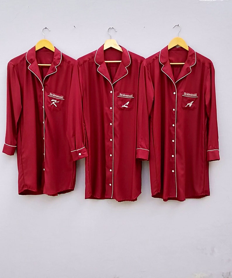 Bridesmaid Pajamas Boyfriend Shirts Mother in Law Gift Etsy