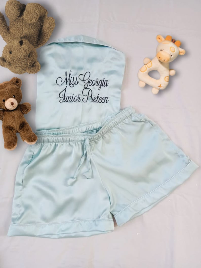 Toddler Silk Pajamas as Flower Girl Shirt or Flower Girl Robe Etsy