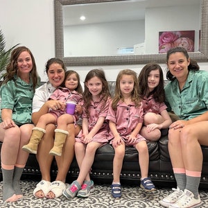 Matching Family Silky Short pajamas, Bridesmaid pajamas, Bridesmaid Proposal, Satin Pajamas, Bridal pajamas, Bridal Party Pajamas.