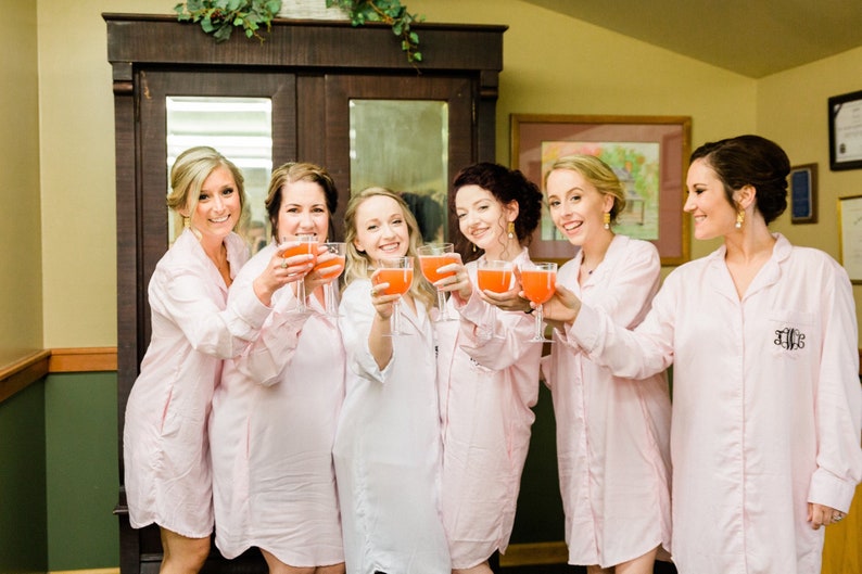 Set of 7 Bridesmaid PJ Shirts Shirt Sets including discount Set of 9 Set of 11 Set of 5 Bridesmaid Pajamas Bridesmaid Shirts