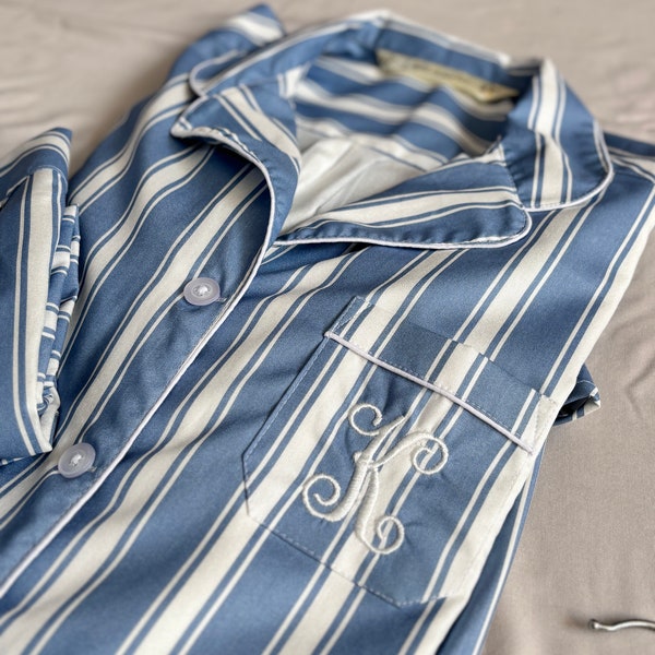 Blue PERSONALIZED Classic Pajamas