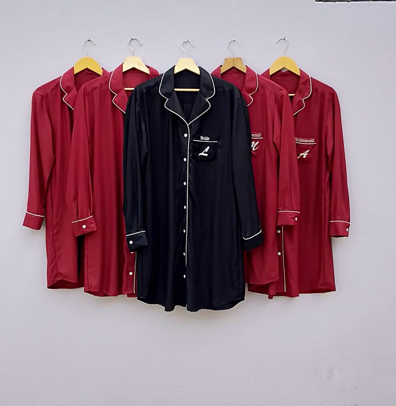 Bridesmaid Pajamas Boyfriend Shirts Mother in Law Gift Etsy