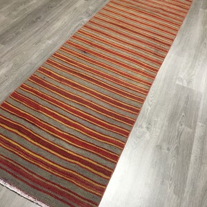 Türkische Kelim Teppich Läufer / Kilim Läufer / anatolischen Läufer/Boho Läufer/Küche Läufer Teppich/ethnic Runner Teppich/Bodenständigläufer/Büro Läufer