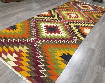 Bohemian Kilim,Antique Turkish Kilim Rug,Antique Kilim,Anatolian Kilim,Turkish Kilim,Old Kilim Rug,Tribal Rug,Tribal Kilim Rug,Entry Kilims