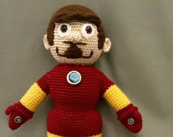 MODELLO di bambola di peluche di Iron Man