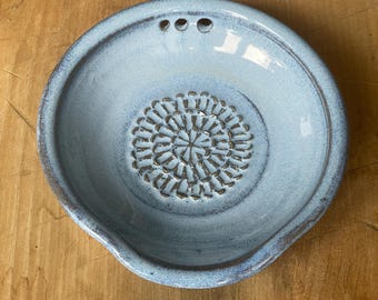 3 in 1 Denim Blue Garlic Grater