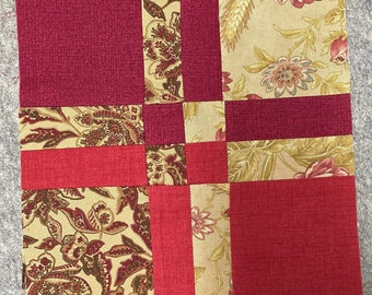 Beginner Quilt Block Pattern, How to Make a Disappearing Four Patch Quilt Block