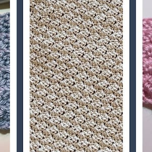 How to Crochet the Sedge Stitch, Beginner Crochet Stitch Tutorial, Textured Crochet Stitch, Easy Crochet Pattern