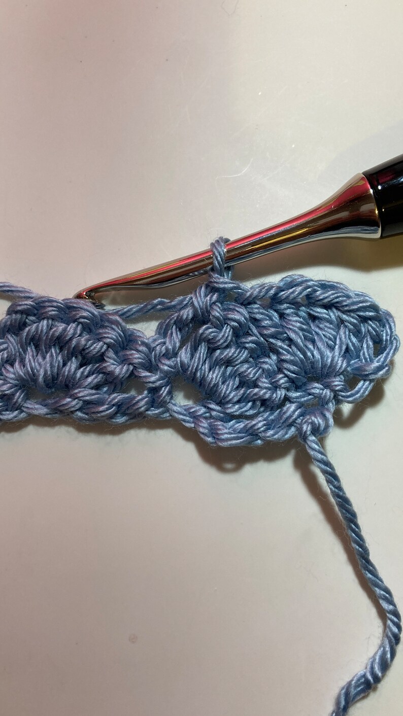 How to Crochet the Sober Granny Stitch Pattern Printable PDF, the Sober