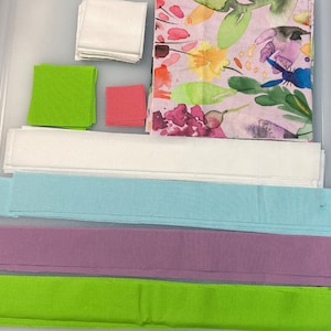 Beginner-Friendly Table Runner Pattern, Whimsical Springtime Bunnies Table Runner Quilt Pattern, Spring table runner pattern image 6