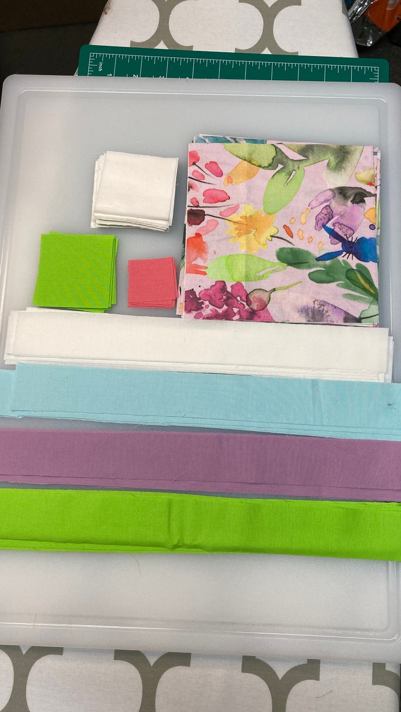 Beginner-Friendly Table Runner Pattern, Whimsical Springtime Bunnies Table Runner Quilt Pattern, Spring table runner pattern image 6