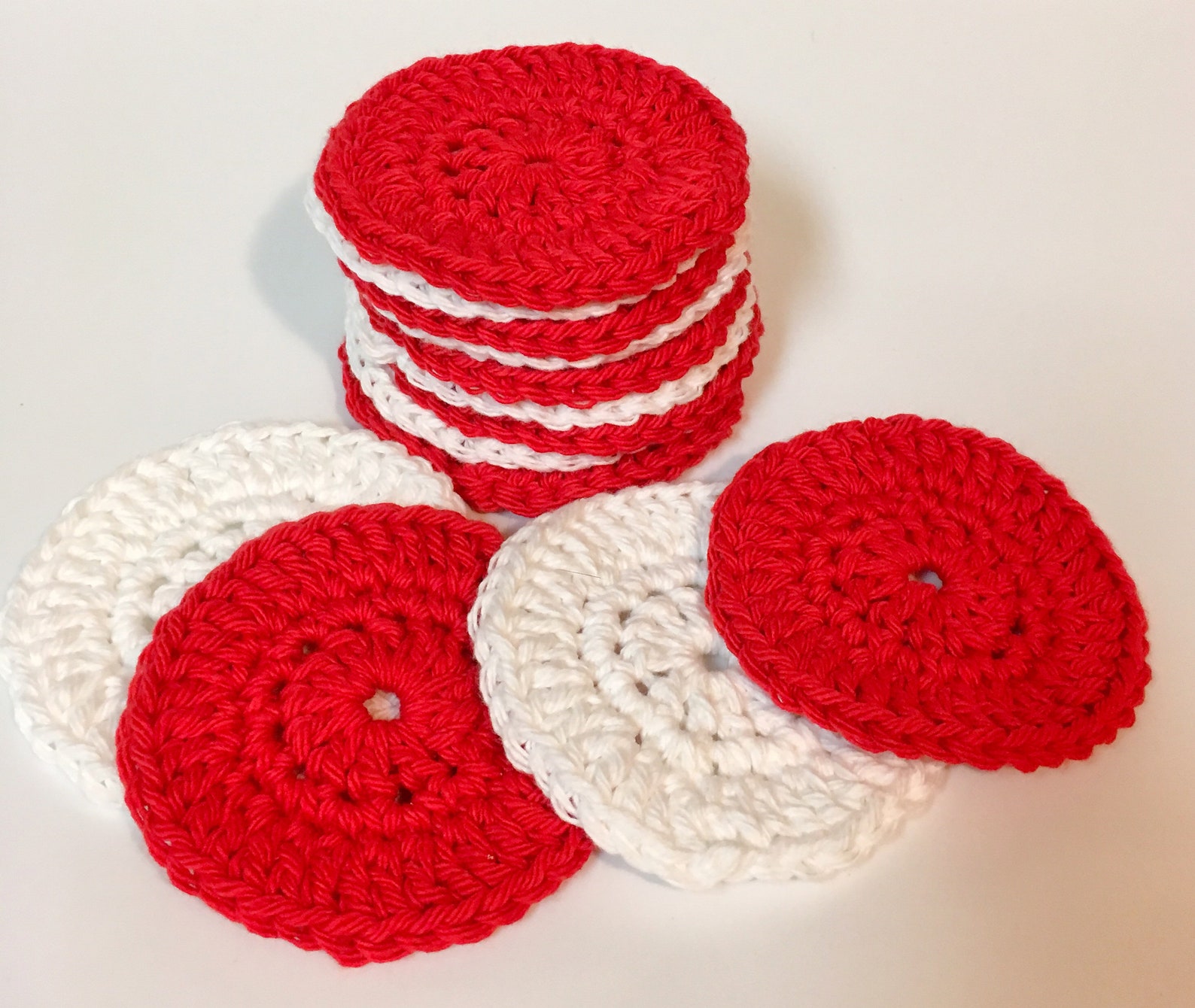 Beginner Crochet Face Scrubbies Pattern Crochet Makeup Etsy UK