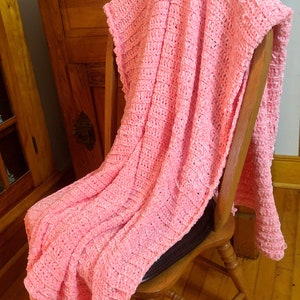 Velvet Yarn Crochet Blanket Pattern, Chunky Crochet Afghan, Easy Crochet Blanket Pattern, Velvet Crochet Blanket