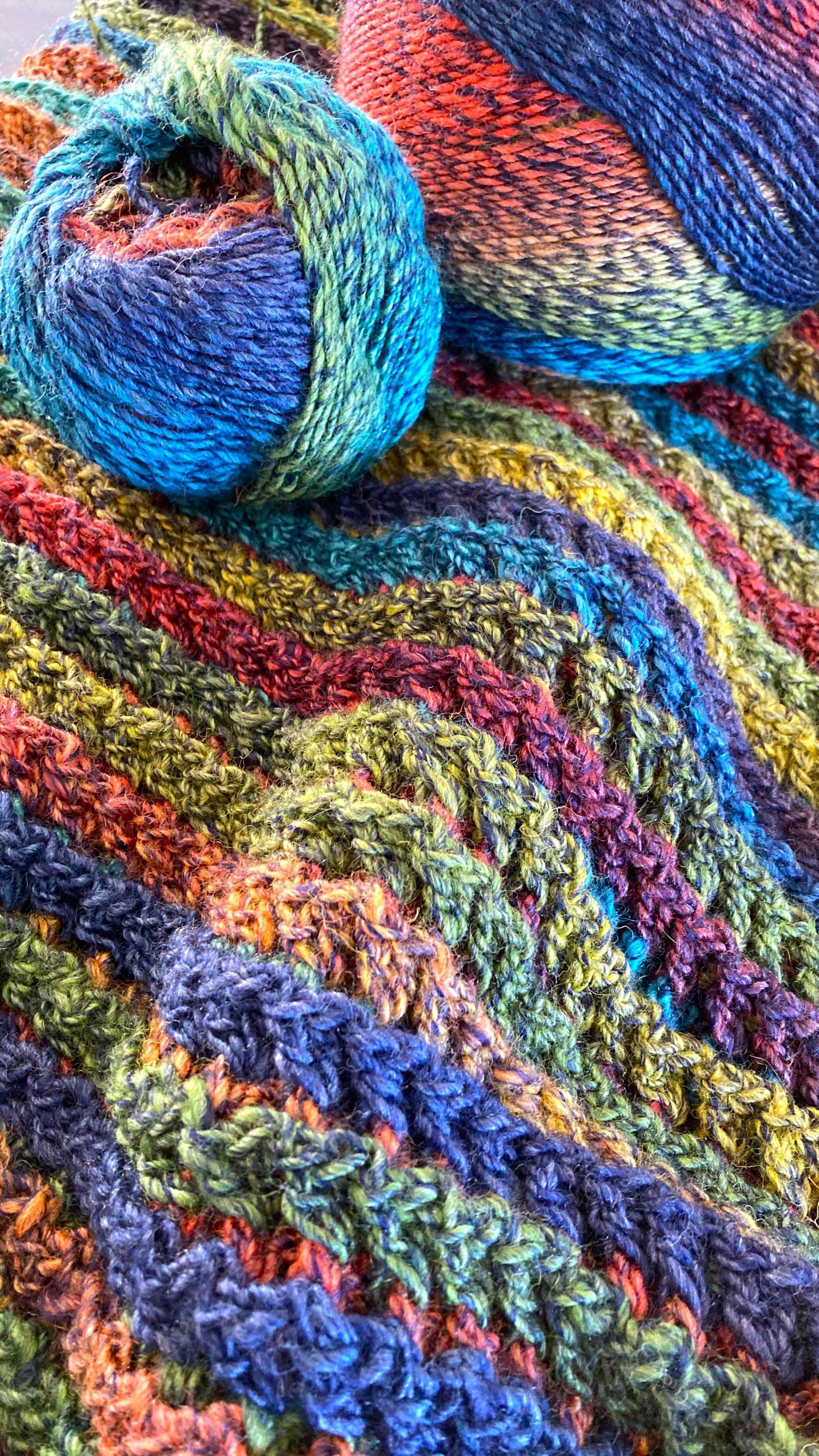 かぎ針編みパターン 3D ジグザグワッフルブランケット、素早く簡単に