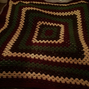 Beginner Granny Square Afghan Pattern, Continuous Granny Square Pattern ...