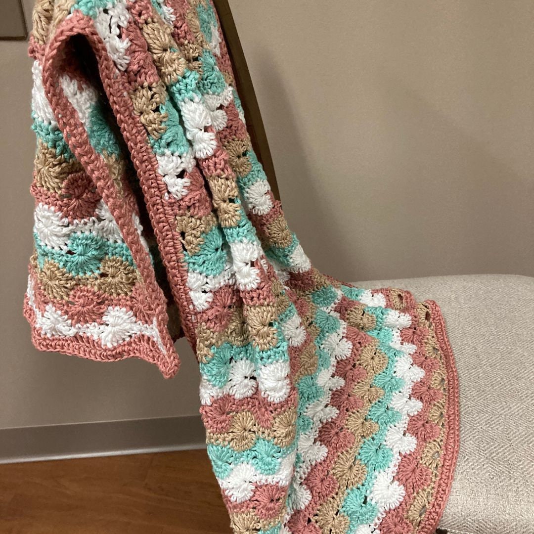 Catherine Wheel Crochet Blanket