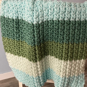 Chunky Crochet Baby Blanket, Hudson Soft and Bulky Baby Blanket Crochet Pattern, Luxurious Crochet Throw Blanket image 4