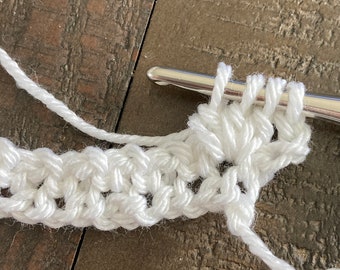 How to Crochet the Cluster Stitch Pattern, Step-by-step Includes