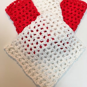 Quick Crochet Washcloth, Beginner Dishcloth Pattern, Easy Crochet Pattern, Farmhouse Kitchen Accessory Pattern