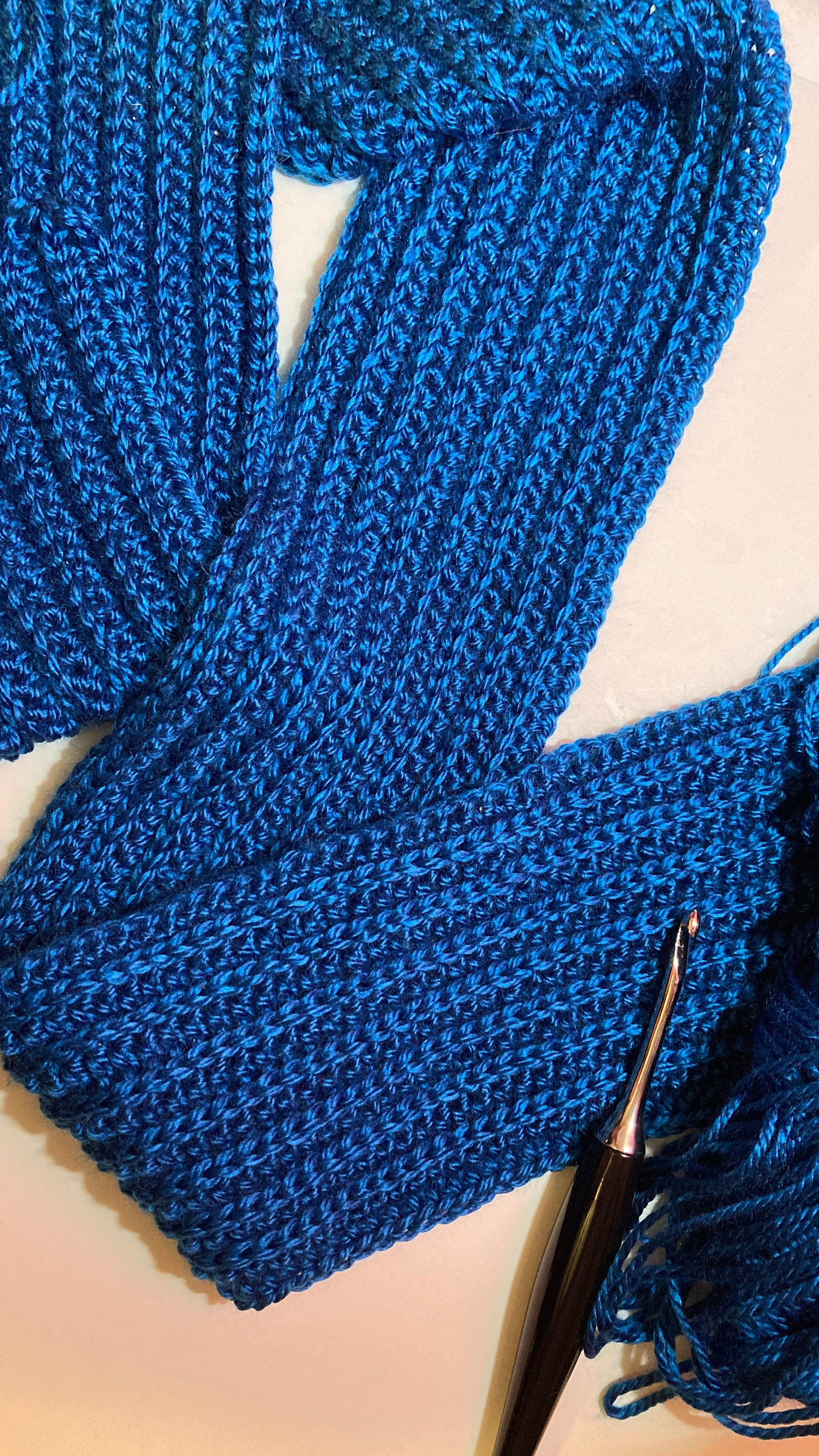 Beginner Easy Ribbed Knit Look Crochet Scarf Pattern, Cozy and Simple ...