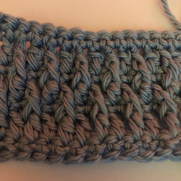 How to Crochet Alpine Stitch, Textured Crochet Stitch, How to Crochet, Beginner Crochet, Crochet Tutorial,