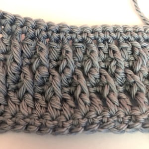 How to Crochet Alpine Stitch, Textured Crochet Stitch, Beginner Crochet, Crochet Tutorial, Crochet Basics, step-by-step photos