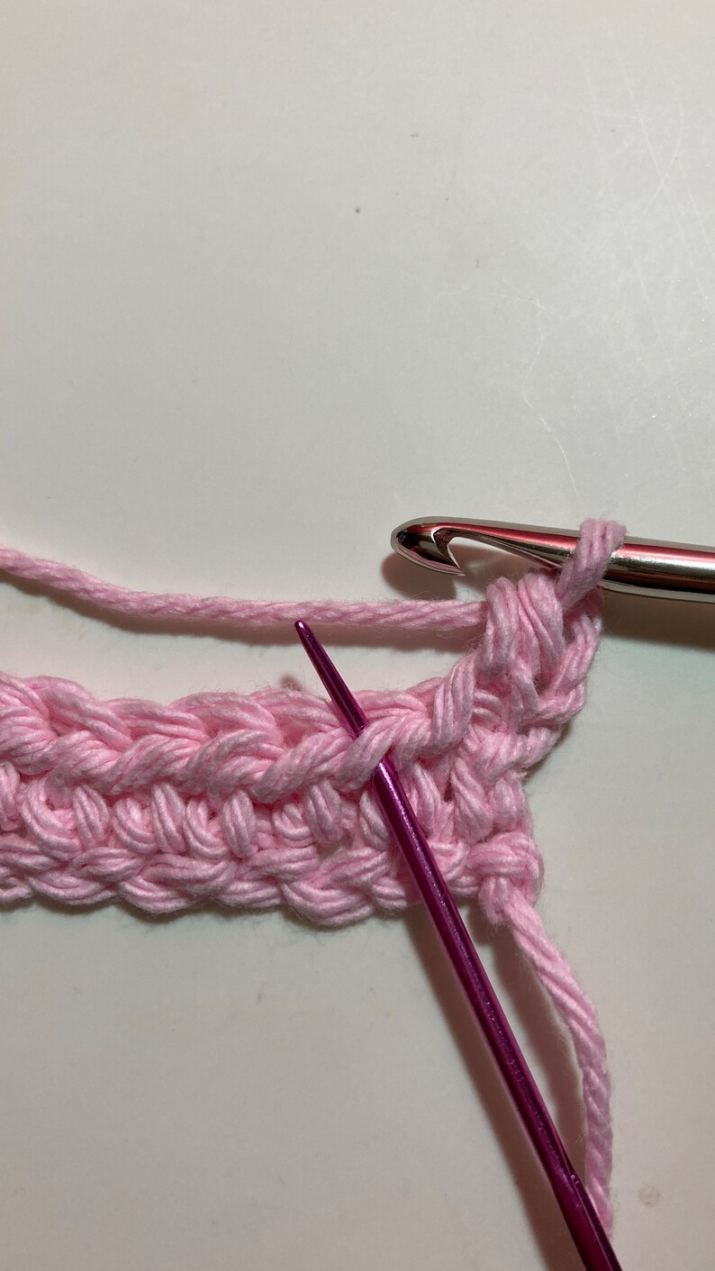 Learn the Easy Half Double Crochet Ribbing Stitch, Step-by-Step Tutorial for Beginners, knit look crochet stitch image 2