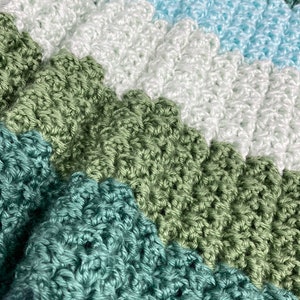 Chunky Crochet Baby Blanket, Hudson Soft and Bulky Baby Blanket Crochet Pattern, Luxurious Crochet Throw Blanket image 2