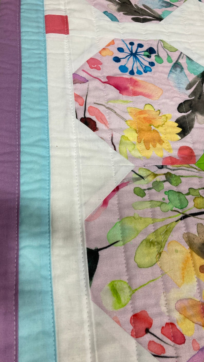 Beginner-Friendly Table Runner Pattern, Whimsical Springtime Bunnies Table Runner Quilt Pattern, Spring table runner pattern image 8