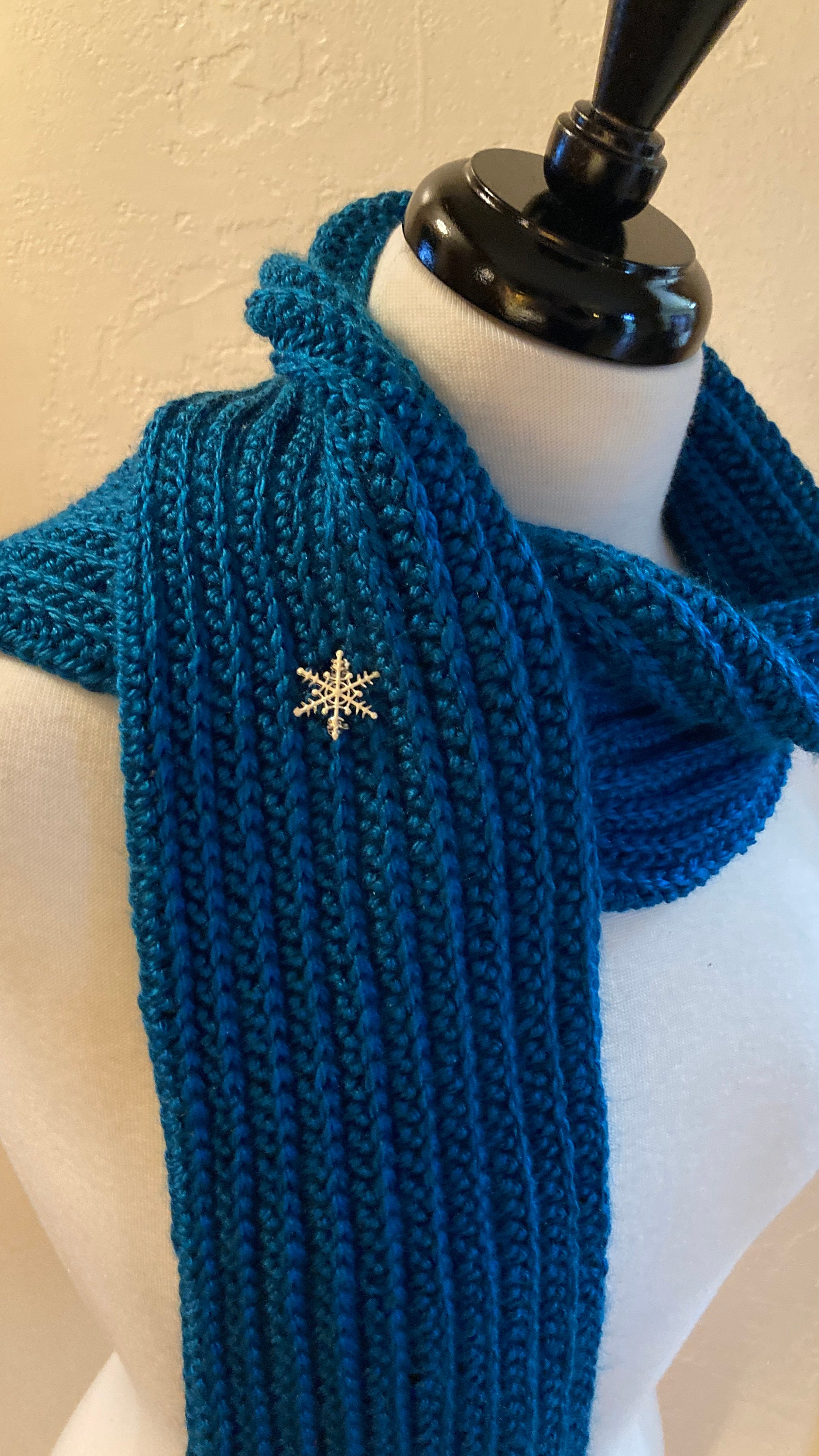 Beginner Easy Ribbed Knit Look Crochet Scarf Pattern, Cozy and Simple ...